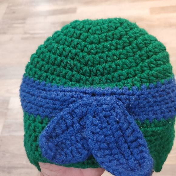 handmade ninja turtle beanie - Picture 3 of 3